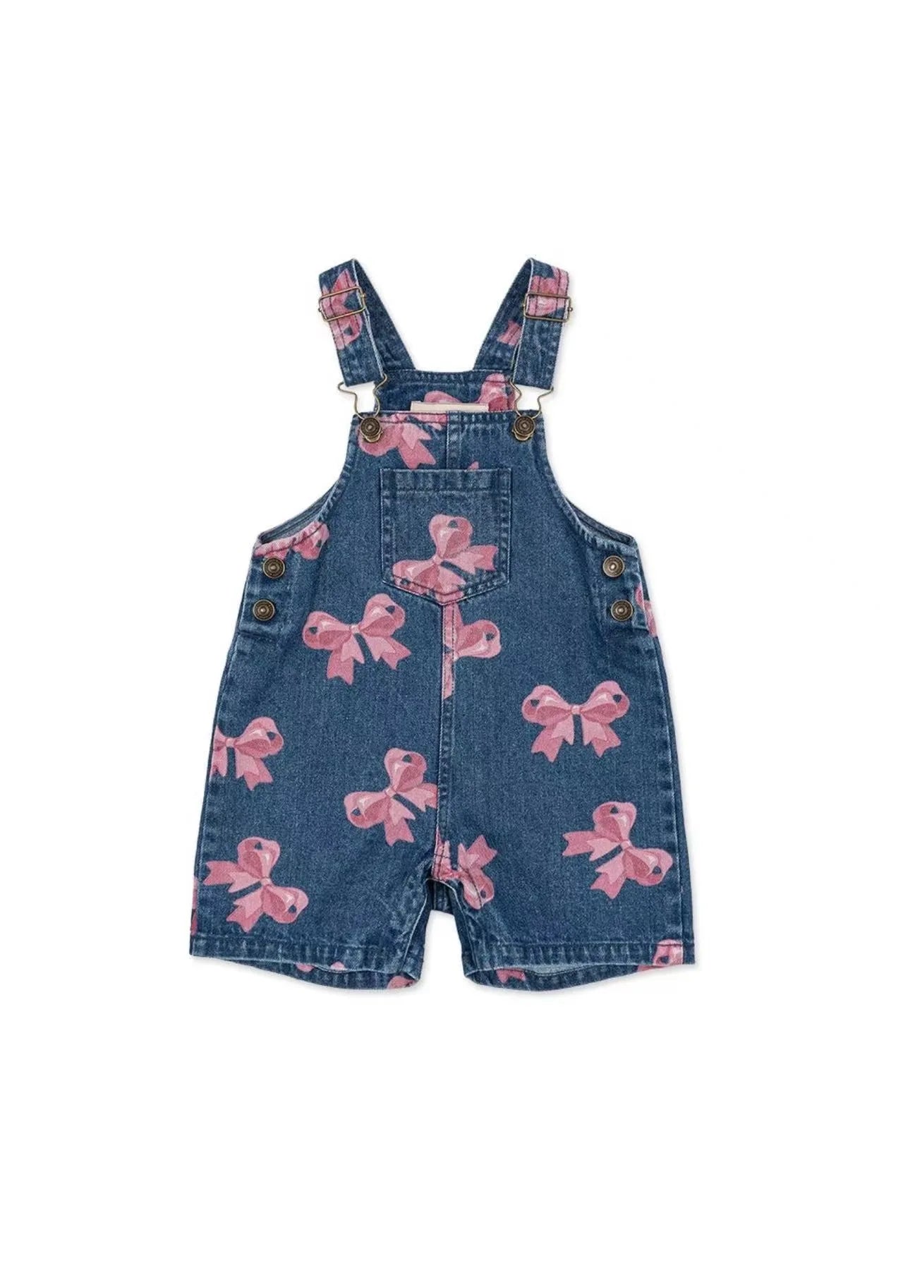 New Kids Girls Clothes Cute Print Cherry Denim Jacket Coat Overalls Jeans Toddler Girls Denim Dress White Shirt Outfit Set