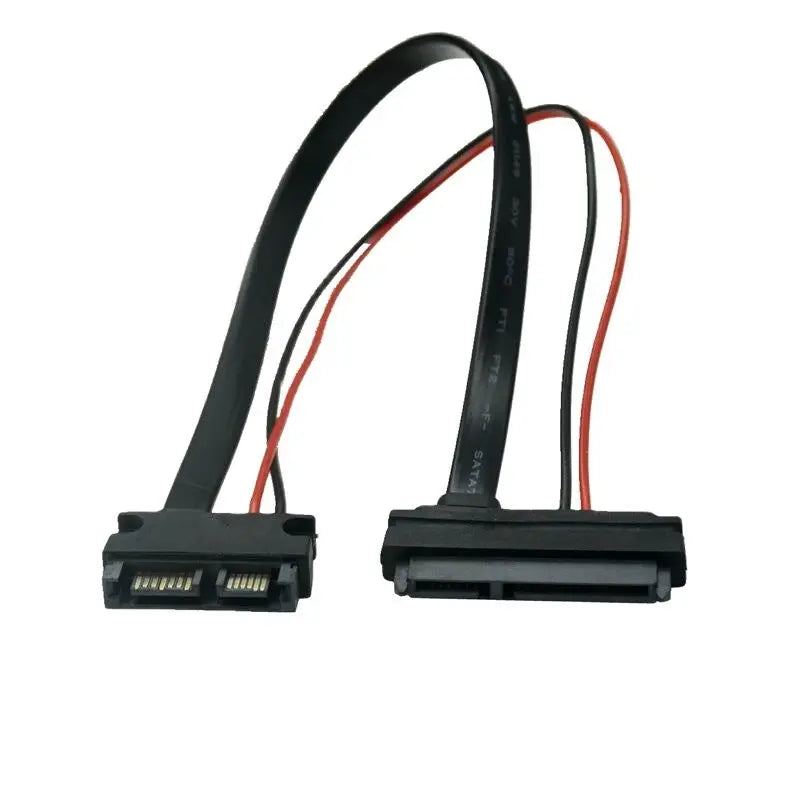 SATA Cable Serial ATA 22Pin 7+15 Female To Slimline SATA 13Pin 7+6 PIN Male Connector Converter Cord 30CM/1FT/12INCH