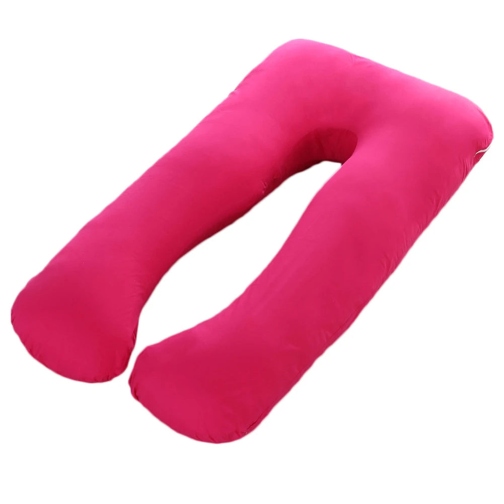 U-shape Pregnant Pillowcase Cotton Printing Multifunction Side Protected Cushion No filler Pure Cotton Printing Cushion Cover