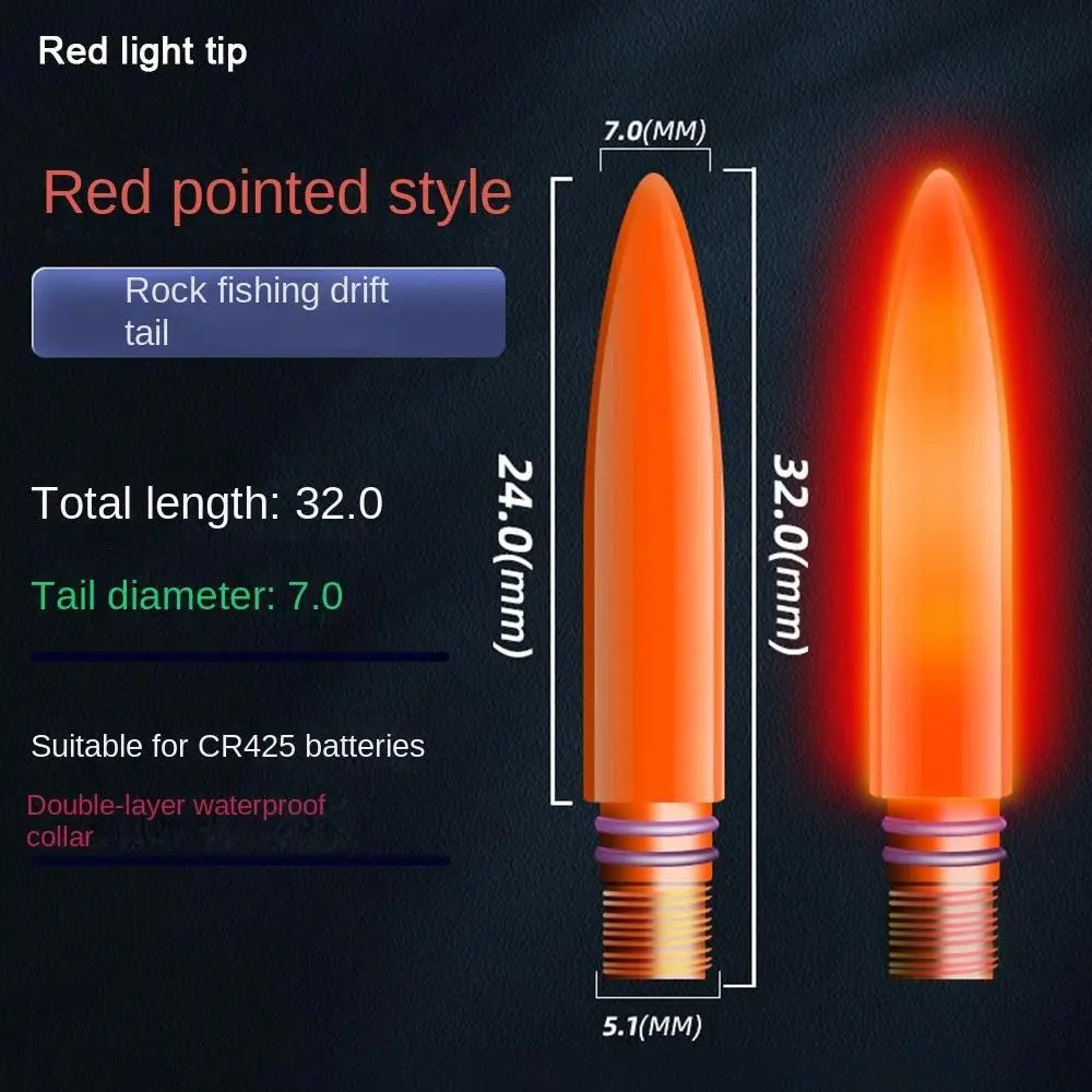 Sensor Color Change LED Fishing Smart Float Top Super Bright Electronic Floats Buoy Ultra Sensitive Night Fishing Float Top