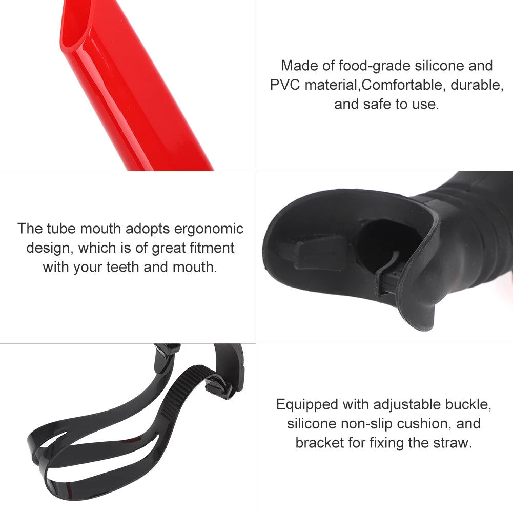 Front Snorkeling Breathing Tube Detachable Diving Snorkel With Mouthpiece For Snorkeling Diving Training