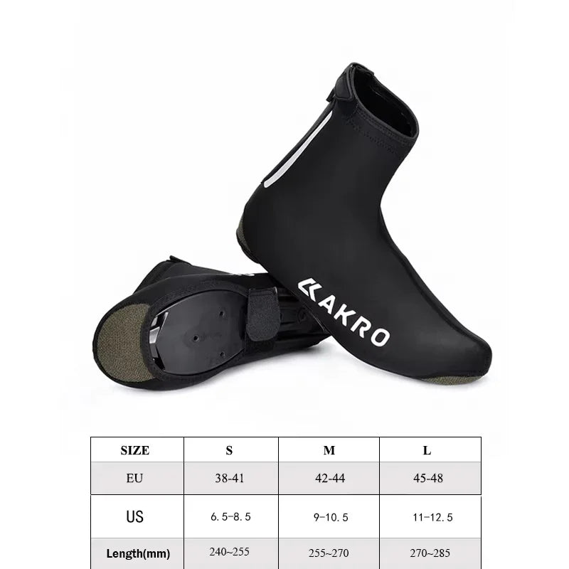 Winter Waterproof And Windproof Cycling Shoe Covers Full Bicycle Overshoes Cycling Equipment High Quality Bike Booties