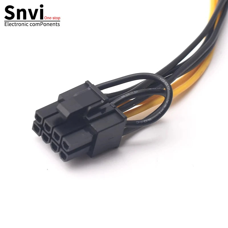 SATA15pin to 6pin/8pin power cable, reverse adapter cable, graphics card power cable