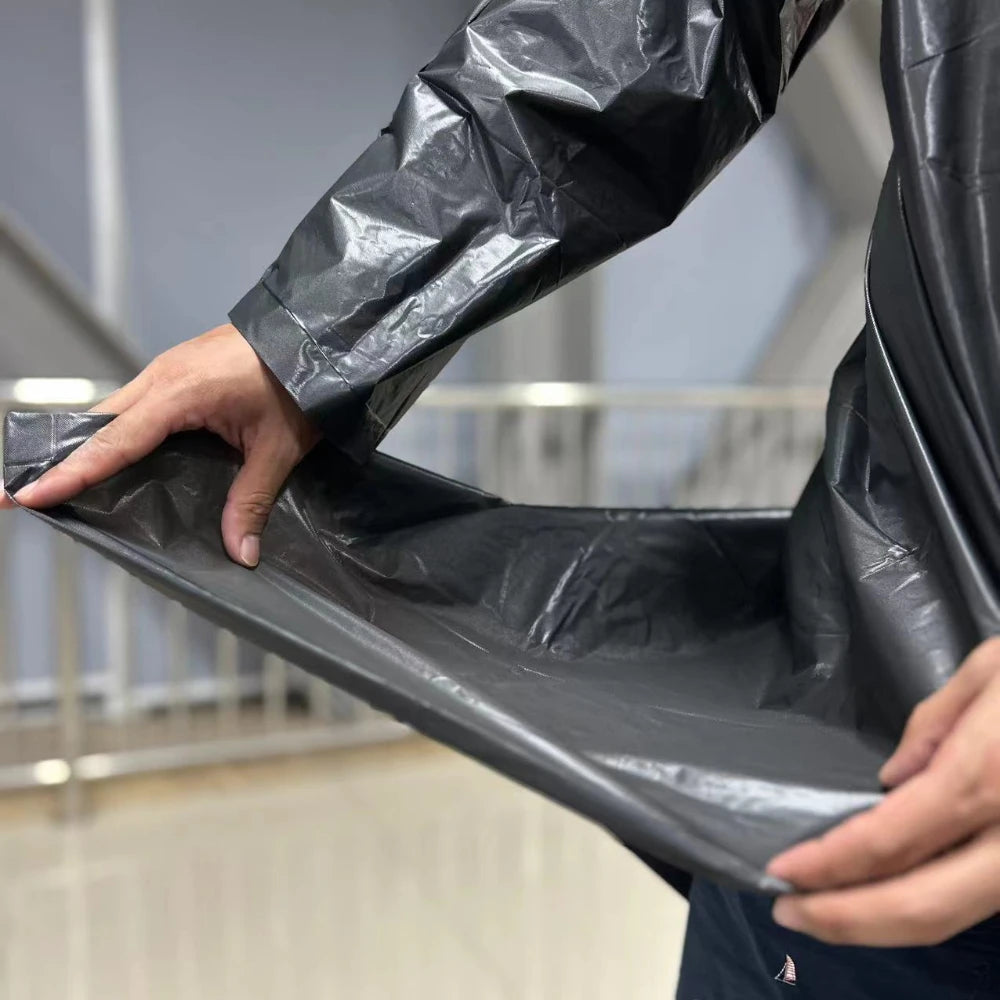 Disposable Raincoat Long Full-body rain-proof men's adult women transparent portable
