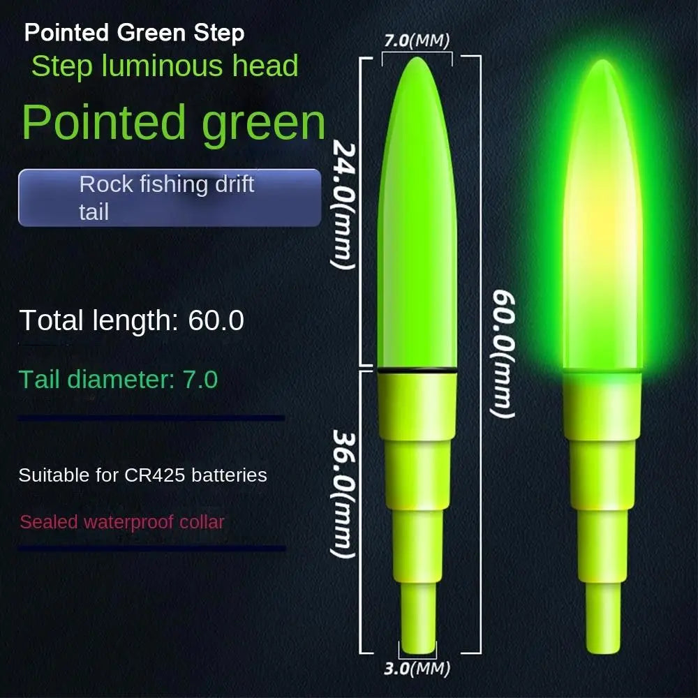 Sensor Color Change LED Fishing Smart Float Top Super Bright Electronic Floats Buoy Ultra Sensitive Night Fishing Float Top