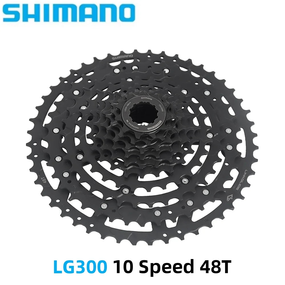 SHIMANO Cues LG300 MTB Bicycle Cassette 9 10 Speed Mountain Bike Freewheel 9S 10S 9V 10V 11-36T 41T 39T 48T