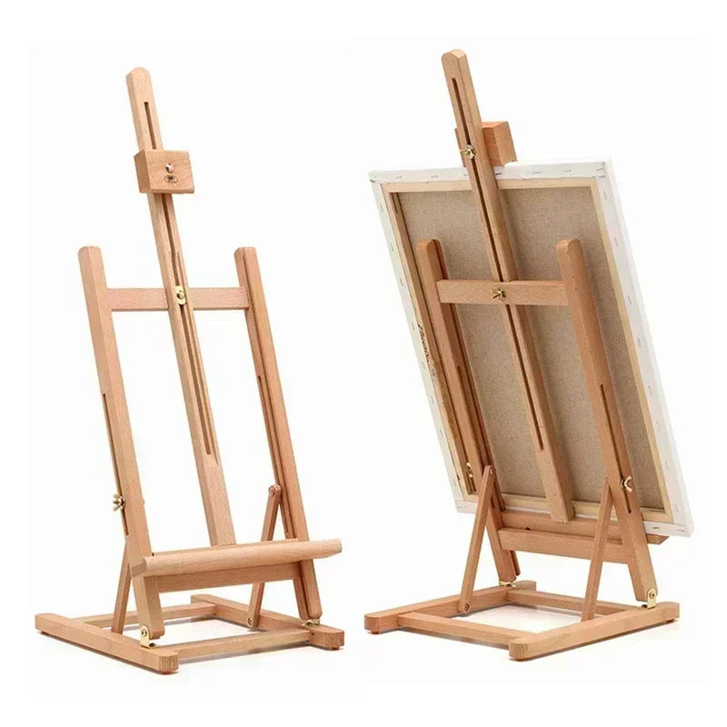 Quality Solid Wooden Tabletop Easel Artist Studio Desktop Drawing Table, Portable, Adjustable Art Board for Painting, Beechwood