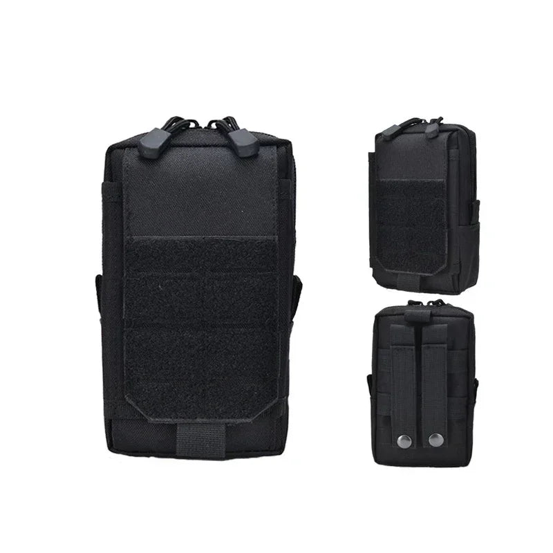 Tactical Moller Bag Outdoor Mobile Phone Waist Bag EDC Tool Hunting Accessories Bag Vest Pack Cell Phone Working Tools Holder