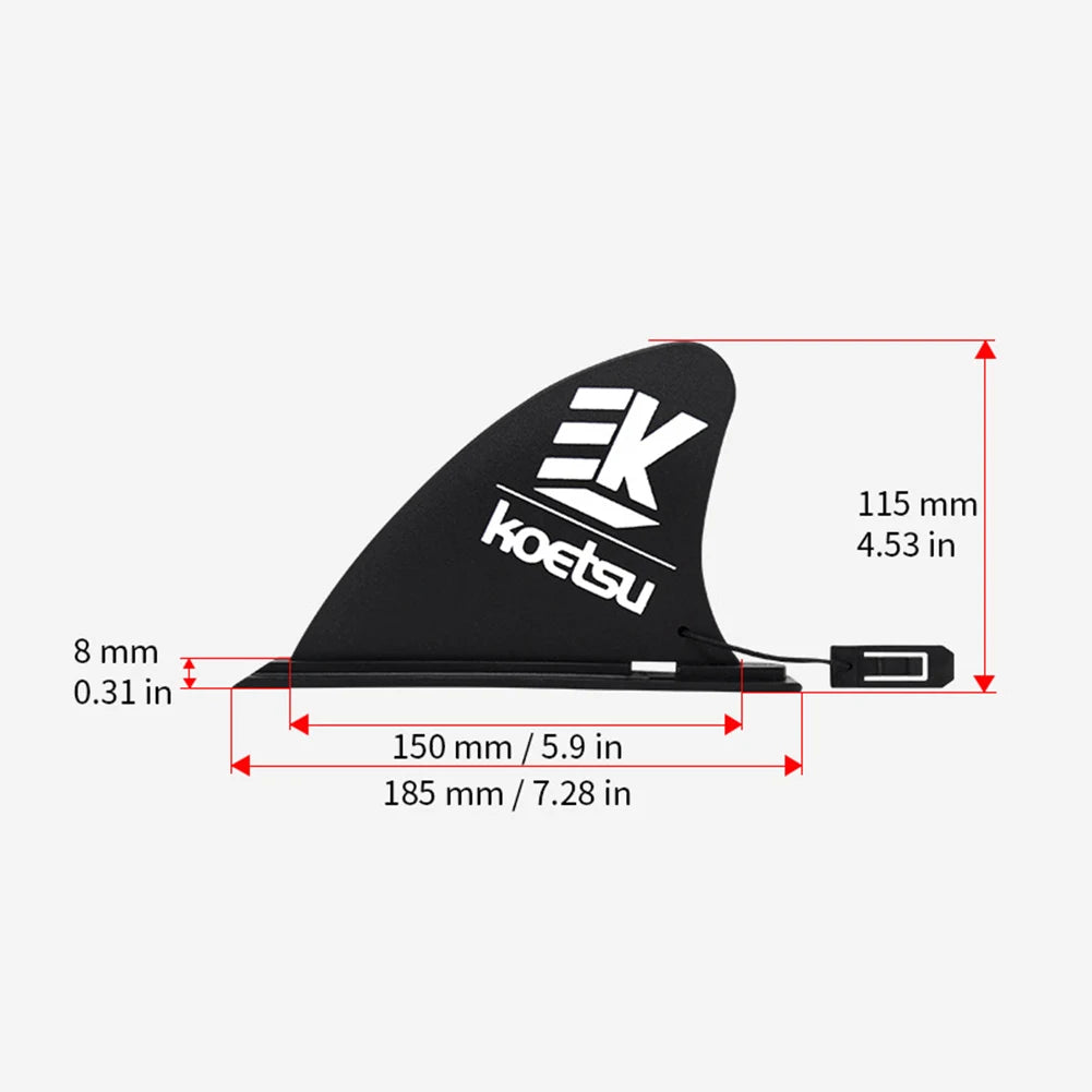 Surfboard Fin Quick Release Paddle Board Fin Detachable Surfboard Tail Fin Protective Stand Up Board Fin for Paddle Board