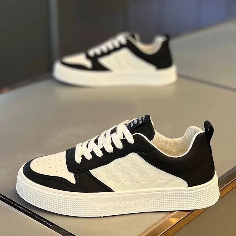 Summer men's new breathable white shoes men's trendy and versatile thick soled sports shoes casual shoes board shoes running sho