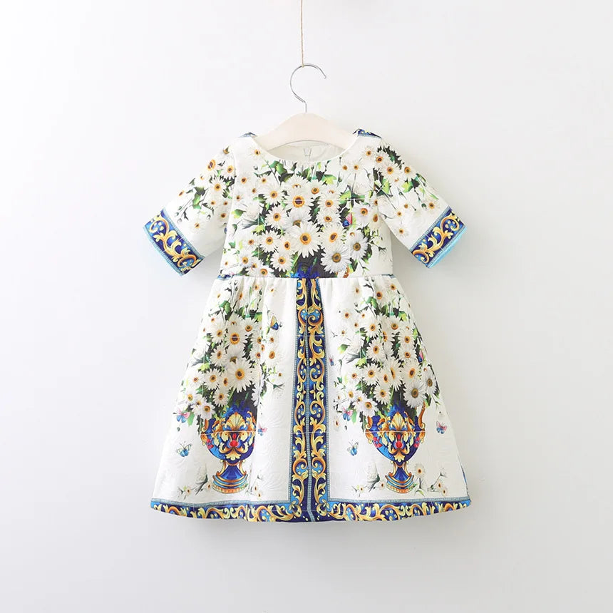 2025 Kids Costume Dresses For Girls Children Party Dress Ball Grown Vestido Infantil Menina Princess Vestido Girl Clothing