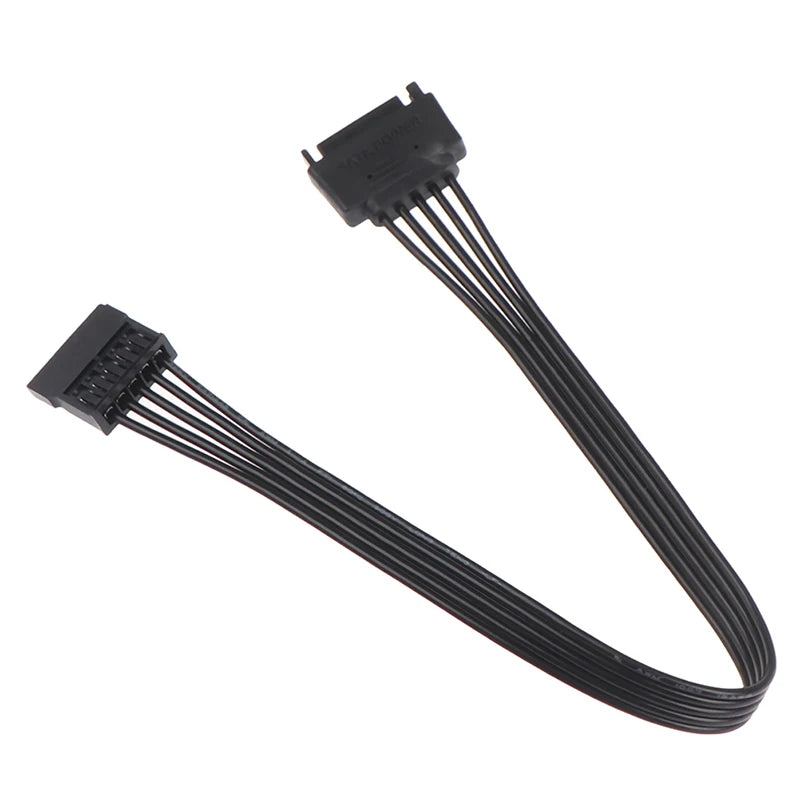 SATA 15Pin Male To Female Power Extension Cable HDD SSD Power Supply Cable SATA Power Cable For PC 30CM