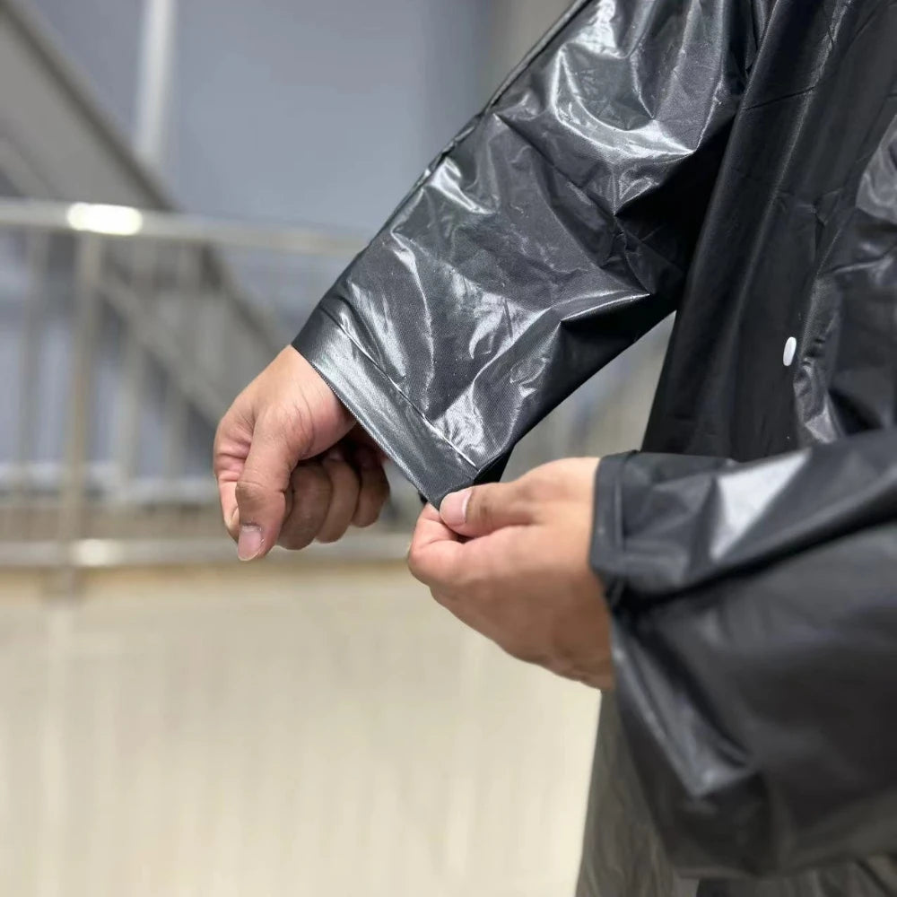 Disposable Raincoat Long Full-body rain-proof men's adult women transparent portable