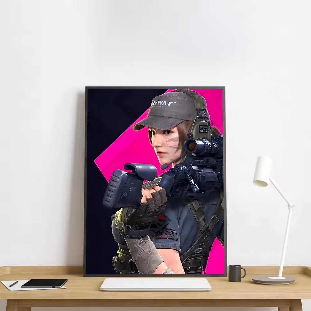 Modern Warfare Call Of Duty Poster HD art sticky wall waterproof home living room bedroom bar aesthetic decoration