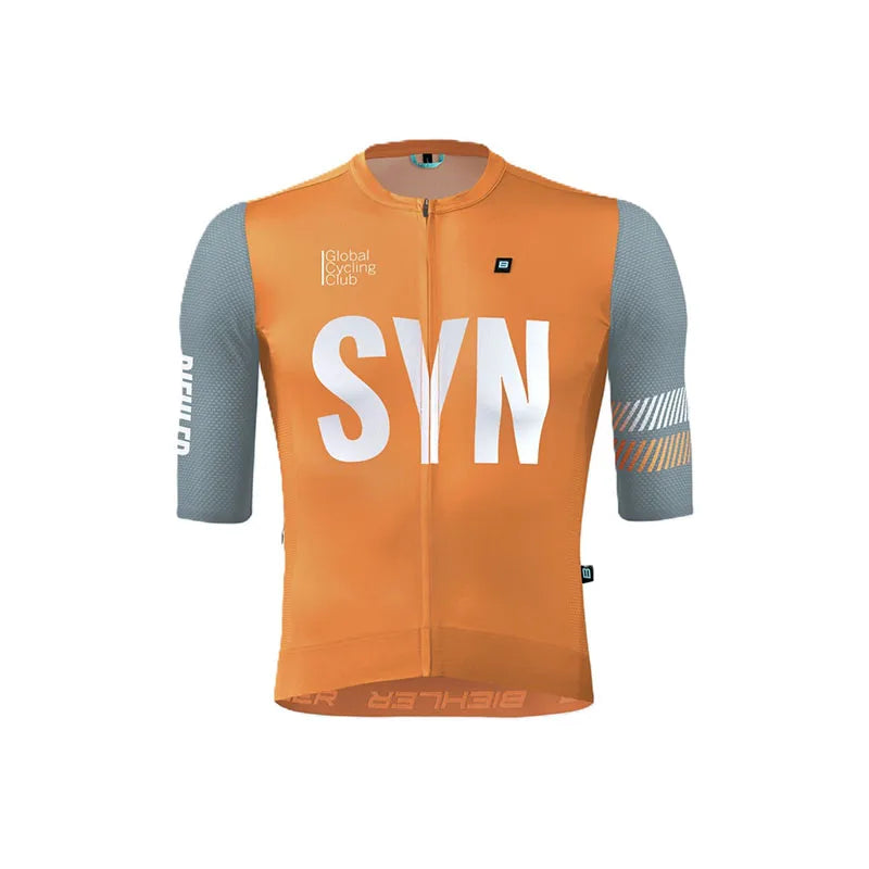 SYN Cycling jersey men's summer cycling set road cycling bib quick drying cycling suit breathable cycling shirt