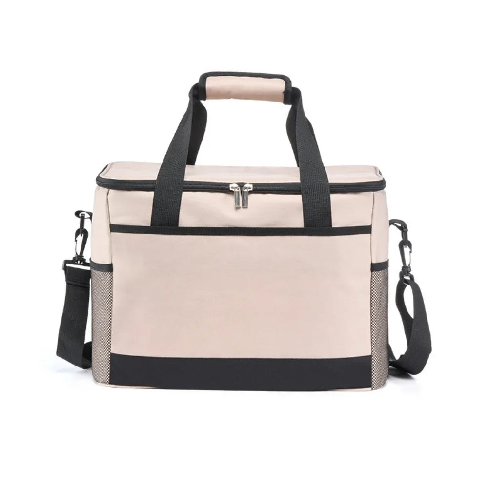 Outdoor Picnic Bags Large Capacity Leakproof Lunch Cooler Bags for Women Men Outdoor Travel Picnic Thermal Insulation Bag Box