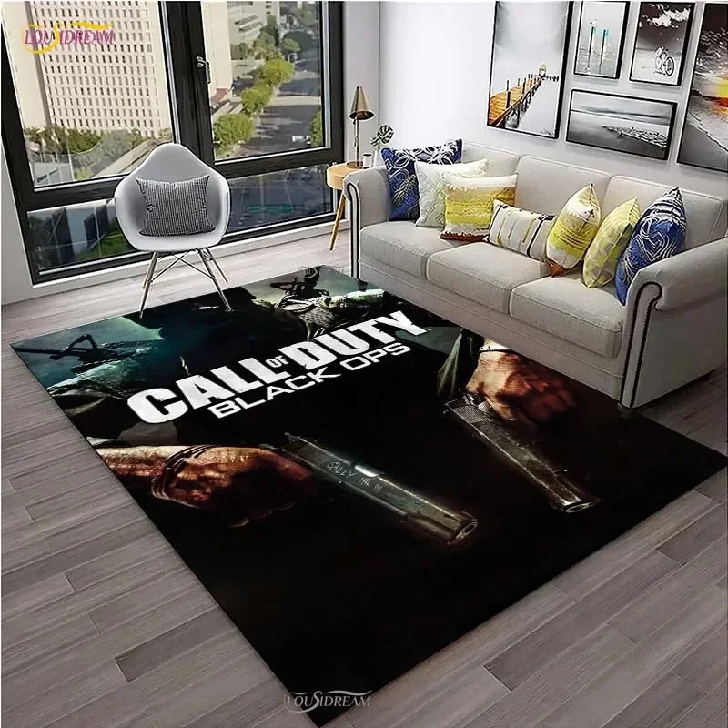 Call of Duty Game Carpet Living Room bedroom Sofa Coffee decorat yoga area rugs kitchen Door Un-Slip Mats Alfombra birthday gift