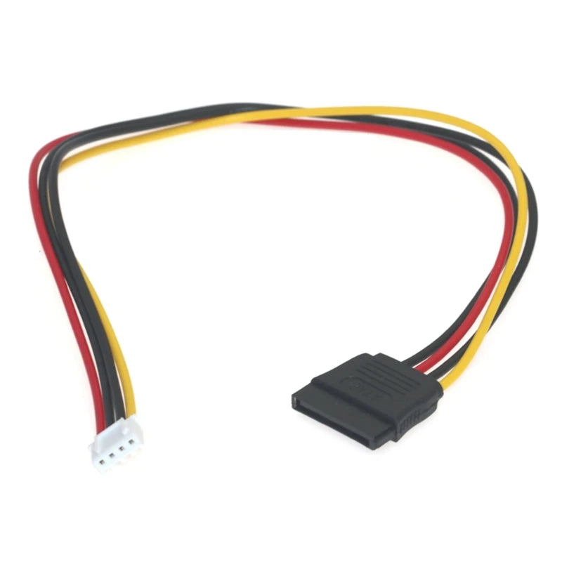 SATA15P to small 4P ITX power cord Computer Power Supply Wire Converter Cable for ITX PCs 20cm/7.87in Long