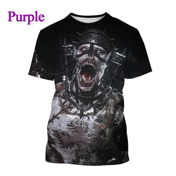 Call of Duty Warzone 3D Printed T-shirt Casual Summer Fashion Oversized Shooting Game Men and Women T-shirt Short Sleeve Top