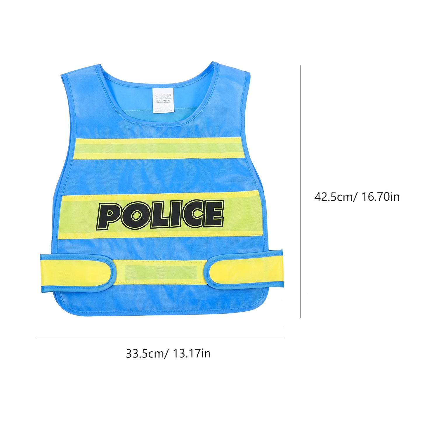Toddler Police Costume Kids Clothing Cosplay Vest Children Police Vest Police Costume Dress-up For Make Up Child Boys Outfits