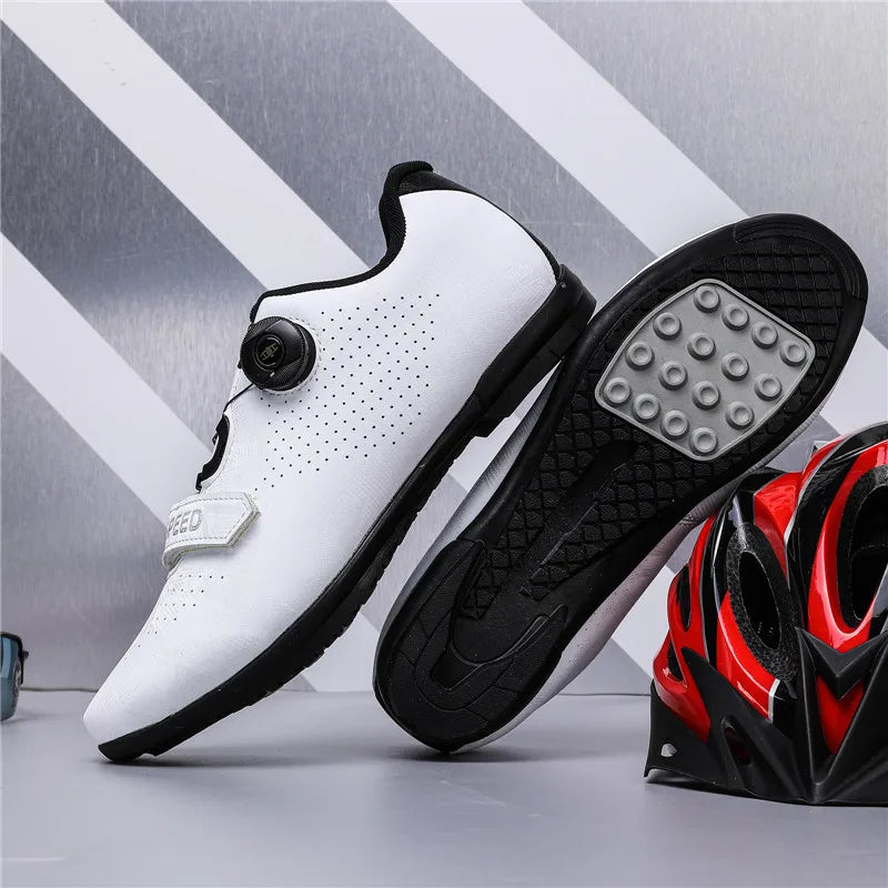 Cycling Shoes MTB Men SPD Road Dirt Bike Shoes Route Cleat Flat Sneaker Racing Women Bicycle Mountain Biking Shoes