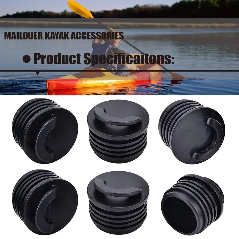 4pcs Kayak Marine Boat 3.5/4cm Rubber Kayak Scupper Stopper Bung Rubber Drain Holes Plugs Scupper Holes Plugs