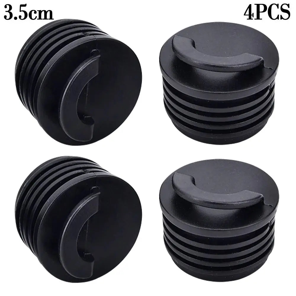 4pcs Kayak Marine Boat 3.5/4cm Rubber Kayak Scupper Stopper Bung Rubber Drain Holes Plugs Scupper Holes Plugs