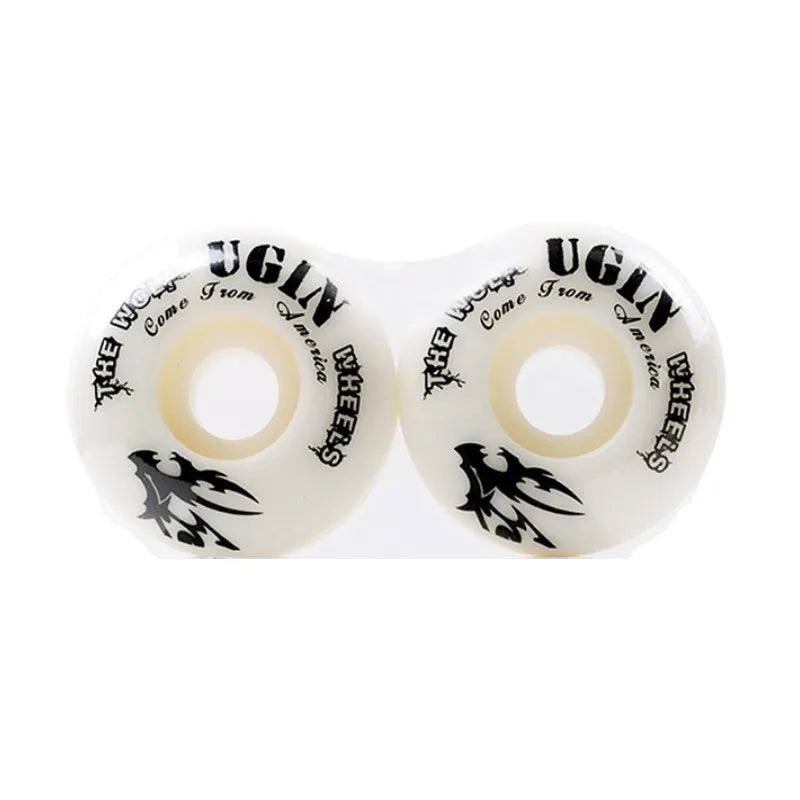 4Pcs/Set Skateboard Wheels PU Roller 52x30mm 95A Soft Longboard Skateboard Wheels Double Rocker Skateboard Parts