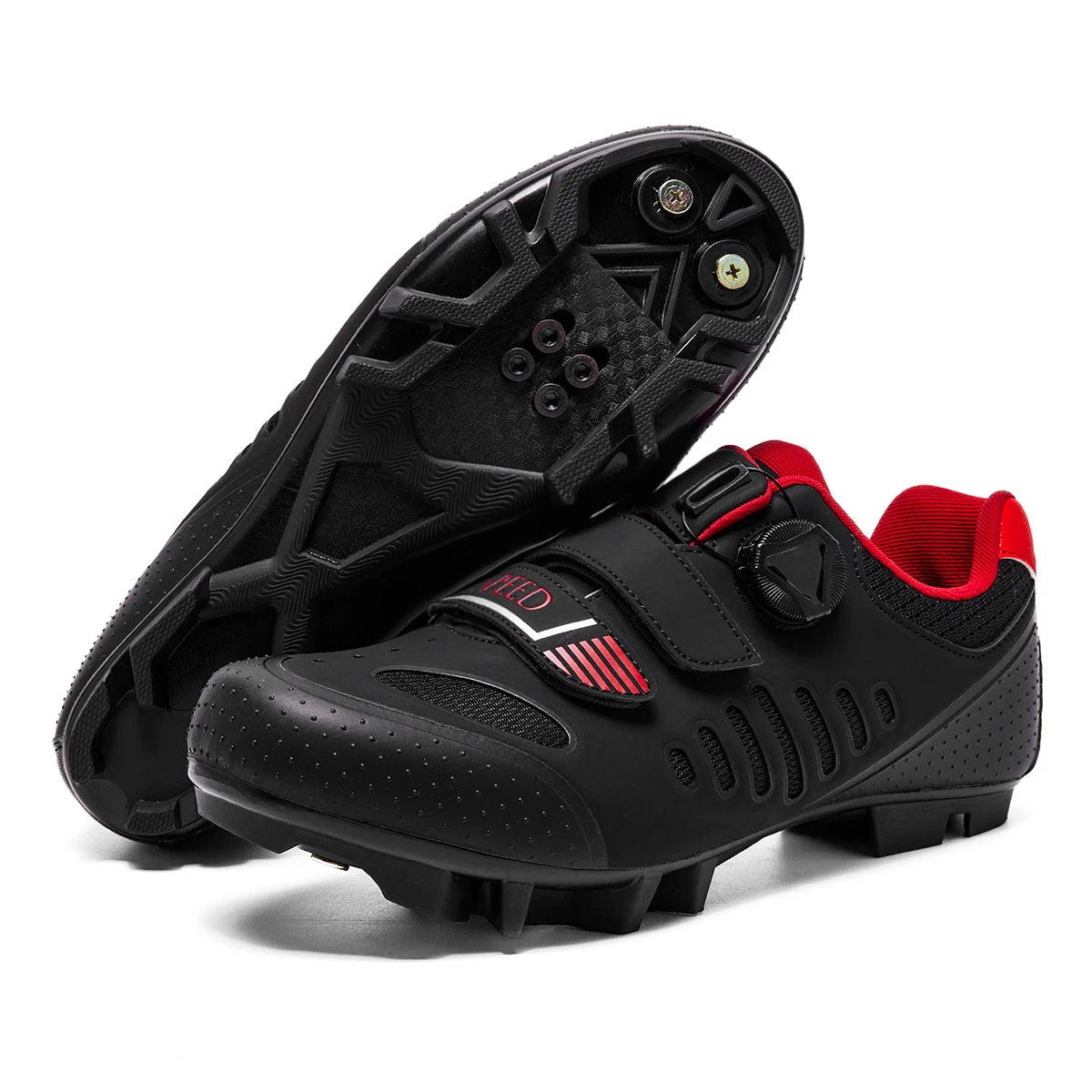 cycling shoes bike sneakers cleat Non-slip Men's Mountain biking shoes Bicycle shoes road footwear speed shoes