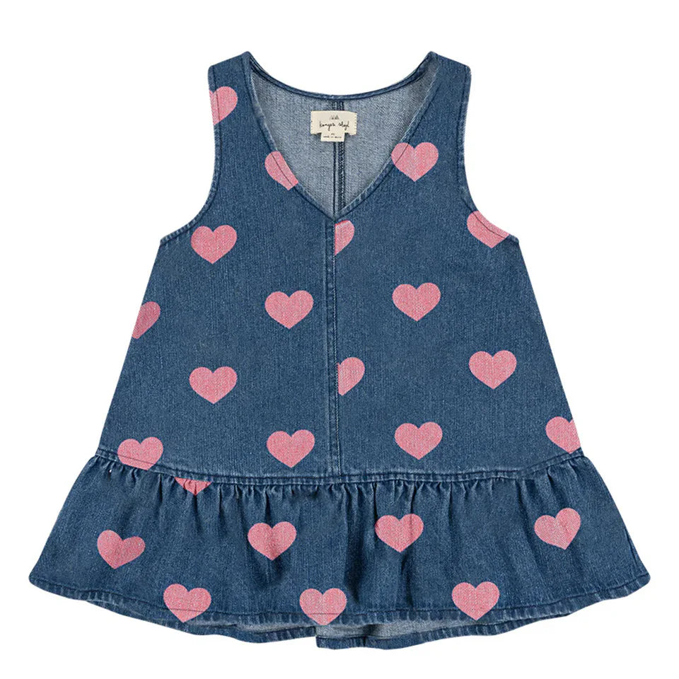 New Kids Girls Clothes Cute Print Cherry Denim Jacket Coat Overalls Jeans Toddler Girls Denim Dress White Shirt Outfit Set