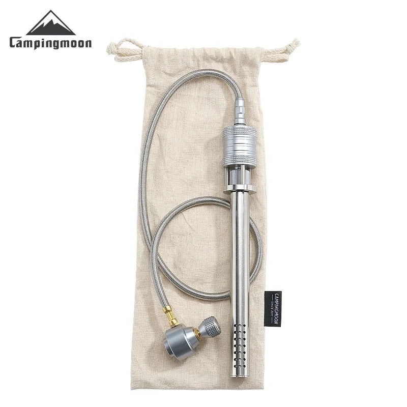 CAMPINGMOON XD-6-NE Torch spray Gun Outdoor Camping Stainless Steel Fire Torch Barbecue Point Carbon CampingGear Spray Gun