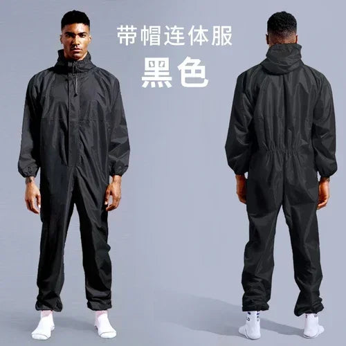 Raincoat /Conjoined Men Raincoat/overalls Men and Women Fission Rain Suit Rain Coat Hooded Womens Raincoat