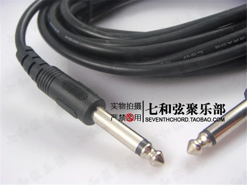 5 Meter Black Electric Bass Guitar Cable Audio Connection Guitar Cable Cord Guitar Amplifier Cable guitar accessories