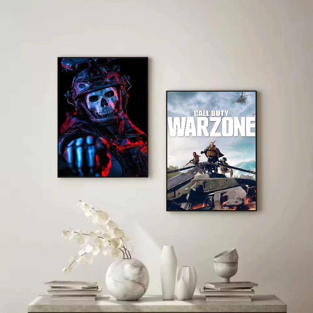 Modern Warfare Call Of Duty Poster HD art sticky wall waterproof home living room bedroom bar aesthetic decoration