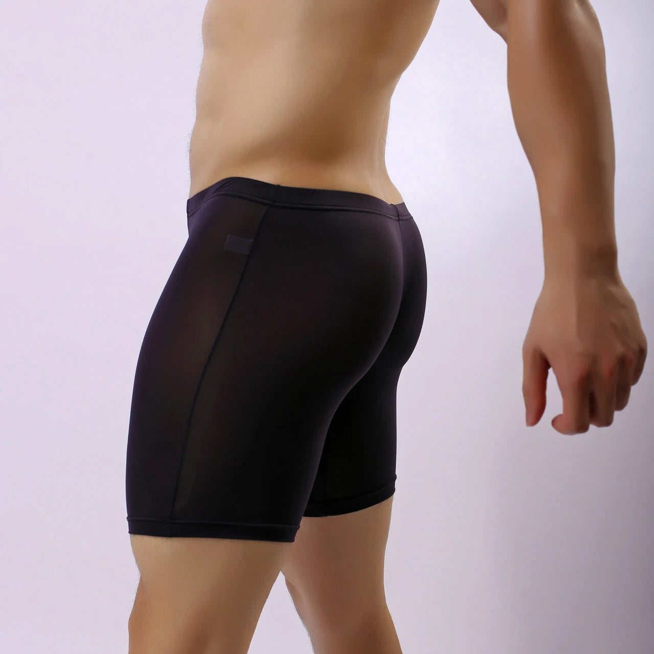 Ropa Inerior Hombre Men Underwear Pajama Pants U Convex Pouch Long Boxer Hombre Unterhosen Herren Fitness Shorts Erotic Bokserki