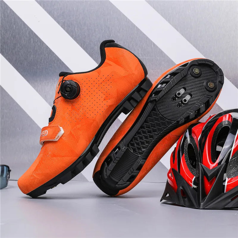 Cycling Shoes MTB Men SPD Road Dirt Bike Shoes Route Cleat Flat Sneaker Racing Women Bicycle Mountain Biking Shoes