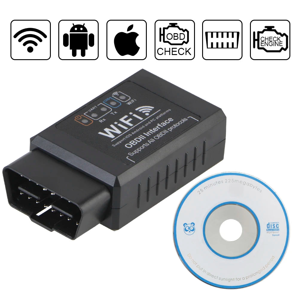 Automotive Diagnostic Scanner Convenience OBD2 Mini OBDII Scan Tool Car Detector ELM327 WIFI Auto Repair Tools