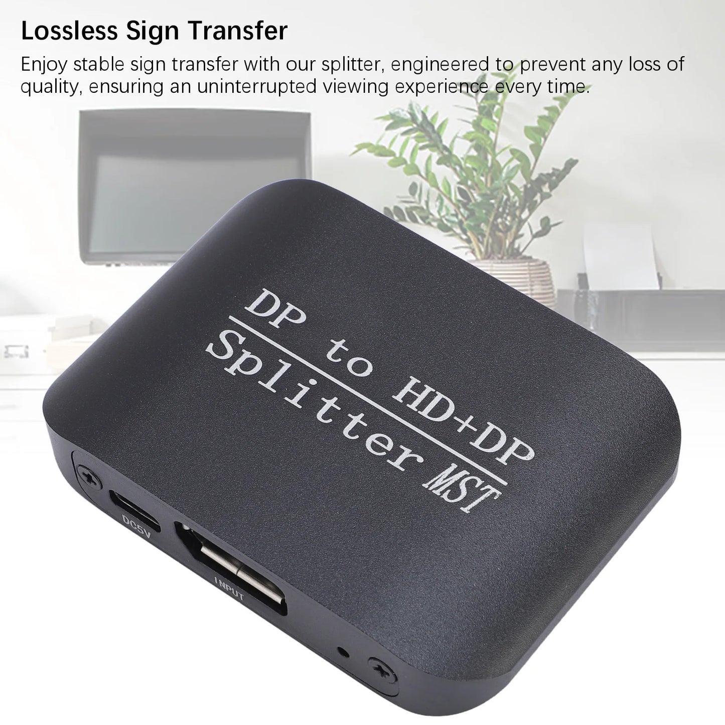 Multimedia Interface Adapter DisplayPort to DisplayPort HD Display Interface Splitter MST SST DisplayPort to DisplayPort HD