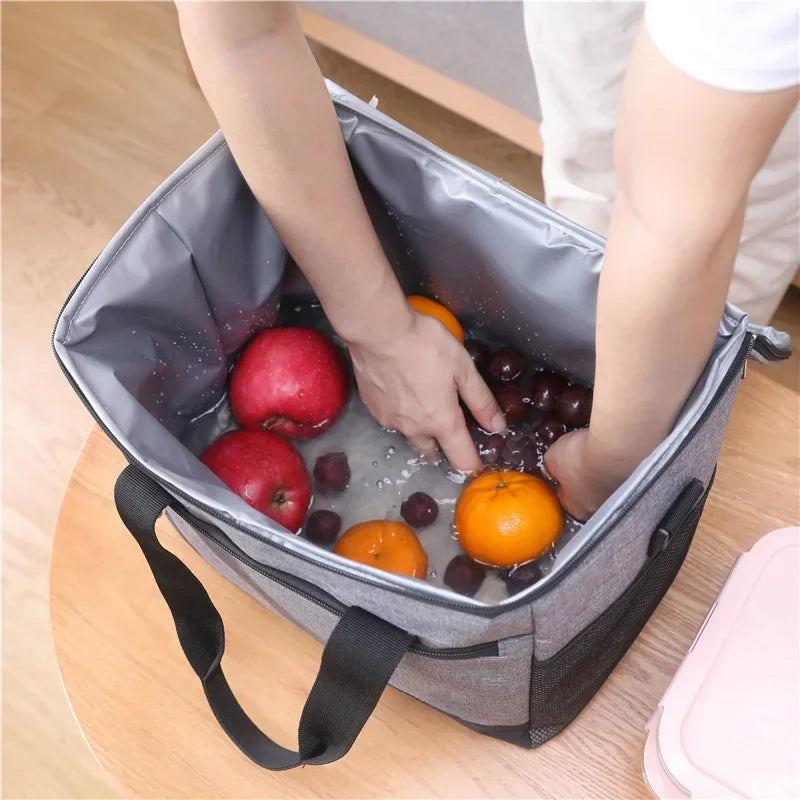 Outdoor Picnic Bags Large Capacity Leakproof Lunch Cooler Bags for Women Men Outdoor Travel Picnic Thermal Insulation Bag Box