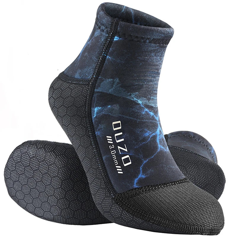 New 3mm Diving Neoprene Socks Anti Slip Warm Cold-proof Wetsuit Surfing Snorkeling Water Sports Diving Socks