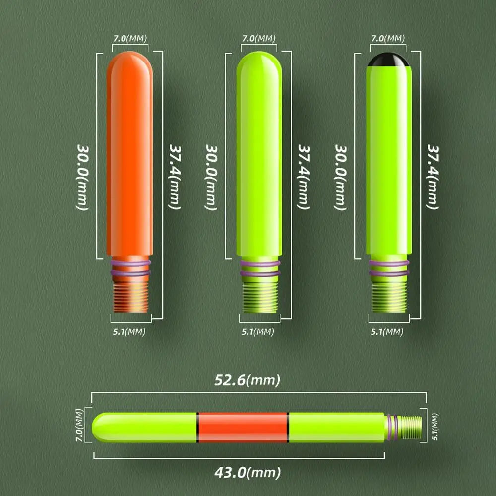 Sensor Color Change LED Fishing Smart Float Top Super Bright Electronic Floats Buoy Ultra Sensitive Night Fishing Float Top