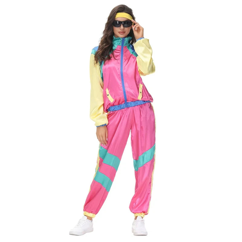 Men Vintage Hippie Costume for Adult Man Carnival Halloween Purim Party Role Playing Funny Retro 70's 80's Hippy Clothes