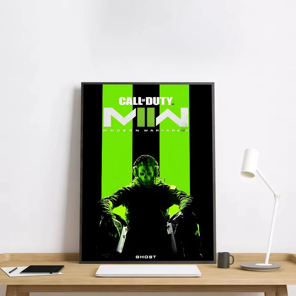 Modern Warfare Call Of Duty Poster HD art sticky wall waterproof home living room bedroom bar aesthetic decoration