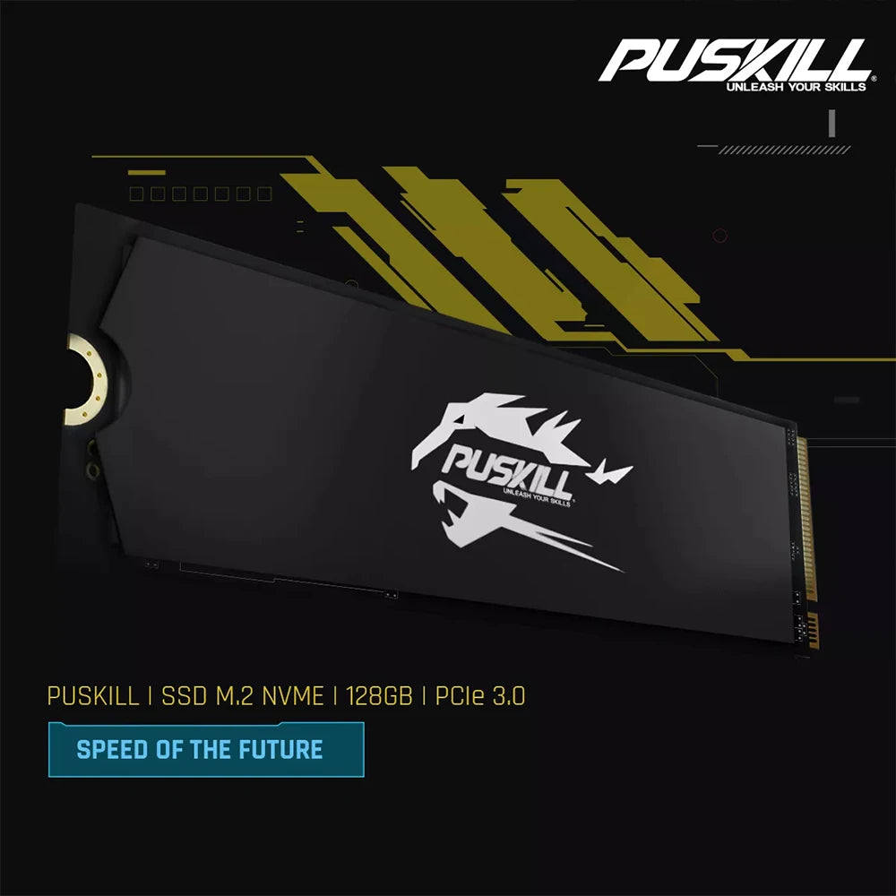 PUSKILL SSD M.2 NVMe 1TB 512GB 256GB 128GB PCIe M2 2280 Hard Disk Internal Solid State Drive Disk for Laptop Desktop