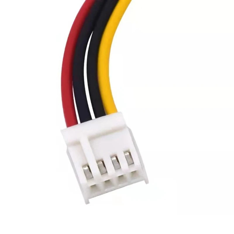 2Pcs 15pin Sata Male to 4pin Floppy FDD Female Power Converter Adapter Cable Sata Power 15p to 4p Connector 20cm/7.87in