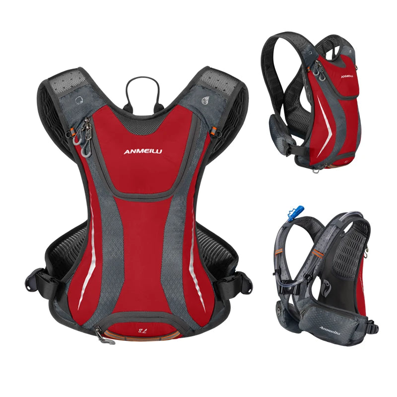 ANMEILU Motorcycle Cycling Hydration Pack MTB Off Road Motocross Water Backpack Sport Mountain Bike Water Bag
