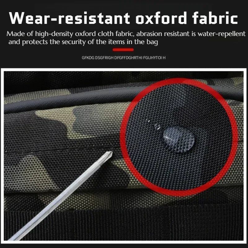 TINSOL Waterproof Fishing Shoulder Bag Outdoor Sports Cycling Crossbody Chest Single Backpack Travel Climbing Camping Tactical