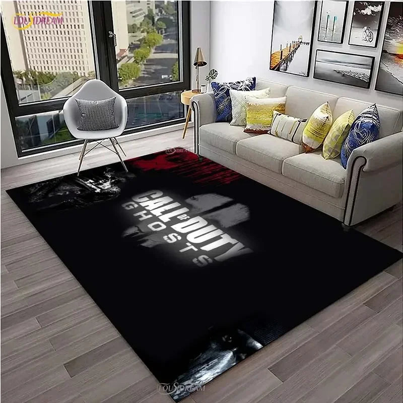 Call of Duty Game Carpet Living Room bedroom Sofa Coffee decorat yoga area rugs kitchen Door Un-Slip Mats Alfombra birthday gift