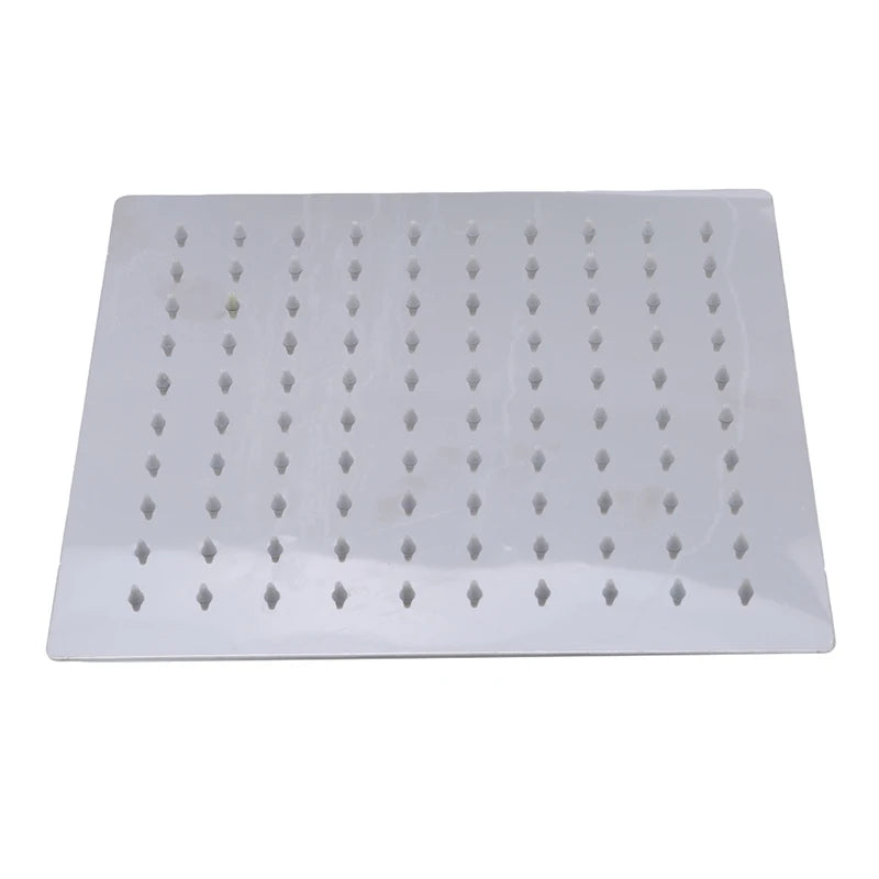 Rainfall Shower Head 10/8/6 Inch Stainless Steel Ultra-thin Waterfall Shower Heads Rainfall Shower Head Rain Square Round