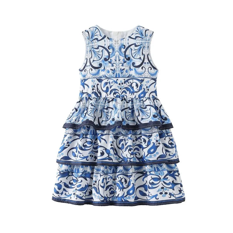 2025 Kids Costume Dresses For Girls Children Party Dress Ball Grown Vestido Infantil Menina Princess Vestido Girl Clothing